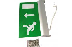 China 220V Maintained Aluminum Exit Sign LED Emergency Lighting Fire Exit Signs supplier