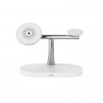 Fast ABS Wireless Charging Stable Current Magnetic Apple 3 In 1 Charging Stand for sale