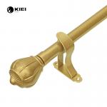 Classic 6M Length Pipe Curtain Pole With Metal Ball Finials for sale