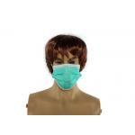 Non Toxic Green Disposable Face Mask Comfortable With CE FDA ISO13485 for sale