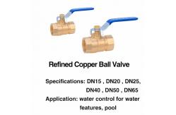 China SGS 1 inch Manual Water Control brass ball valve supplier