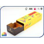 Printed Corrugated Paper Sliding Drawer Box Biscuits Gift Package for sale