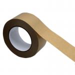 Flatback Custom Kraft Paper Tape Biodegradable Printable Writable Self Adhesive Non Reinforced