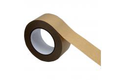 China Flatback Custom Kraft Paper Tape Biodegradable Printable Writable Self Adhesive Non Reinforced supplier