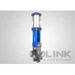 Pneumatic Actuated Knife Gate Valve, Wafer/Lugged/Flanged Automated Knife Valve for sale