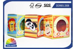 China Custom Kids Toys / Dolls Counter Display Box With Clear Windows , Paper Gift Boxes supplier