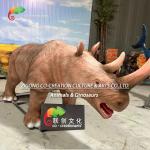 Animatronic Animals Simulation Rhino For Amusement Park Decoration for sale