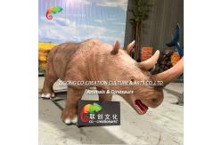 China Animatronic Animals Simulation Rhino For Amusement Park Decoration supplier