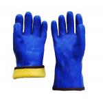 Hand Protection Chemical Proof Gloves Blue Color Good Mechanical Resistance for sale