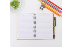 China 80sht Youfu Kraft Spiral Notebook A5 , 70gsm Mini Pocket Notebook With Pen supplier