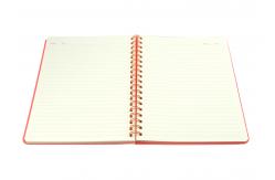 China Cardboard Spiral Bound Book Printing , Custom Notebooks Office Supply supplier
