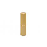 Antique 3.5g Snap Open Matte Gold Lipstick Tube Container Bulk for sale