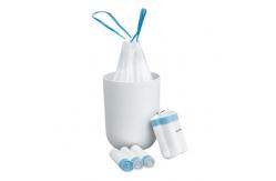 China PLA PBAT Biodegradable Pet Waste Bag Drawstring Trash Can Liners supplier