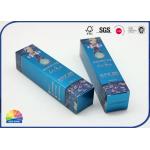 Pretty Matte Lamination Folding Paper Gift Box With Special Design Blue for sale