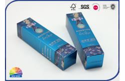 China Pretty Matte Lamination Folding Paper Gift Box With Special Design Blue supplier