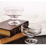 200ml Pudding Yogurt Salad Milkshake Cup 10cm Caliber Glass Ice Cream Bowl for sale
