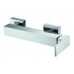 Simple Square Shower Mixer Faucet Zinc Handle Elegant Rust Proof for sale