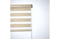 China Dual Fabric Layers Zebra Office Curtains Horizontal Blinds supplier
