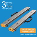 Industrial Scale Pallet Beam Scale 4 Nickel Plated Alloy Steel Load Cells Heavy-Duty Weighing System for sale