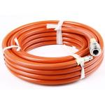 Orange ID 1/4 5/16 3/8 Short Air Hose Assembly With Quick Couplers for sale