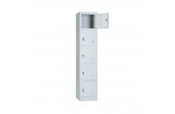 China Cyber Lock Five Door Steel Locker Metal Employee Locker Gym Locker supplier