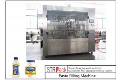 China Customized Mayonnaise / Ketchup Filling Machine , High Viscosity Piston Filler supplier