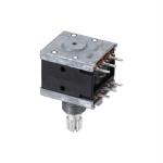 18 Type Double Potentiometer A50k 6 Shank With Thread Length 15MM Flower Step 21 Points for sale