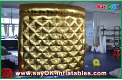 China Golden LED Inflatable Photo Booth /  Strong Oxford Cloth Photobooth With LED Light supplier