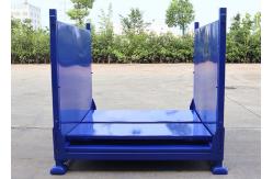 China Stackable Metal Steel Stillage Cage Container With Solid Side 1T-2T Load supplier