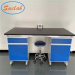 ISO9001 Antirust Laboratory Workbench Furniture , Steel Wood Engineering Lab Benches for sale