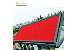 China WaterProof SunProof Retractable Roof Awning Steel Transparent External Conservatory Awnings supplier