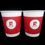 Paper 16oz Disposable Cups For Hot Drinks With Ps Lid for sale