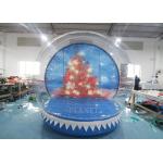 0.8mm Transparent Inflatable Snow Globe Photo Booth for sale