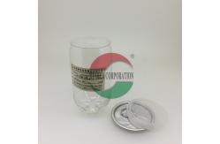 China 350ML PET Easy Open Alu Lid Beverage Can For Soda Drinks / Coke supplier