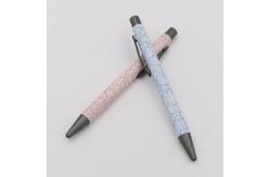 China Business Office Aluminum Ballpoint Pen 1.0mm High Quality Unique Patterns Metal Pen supplier