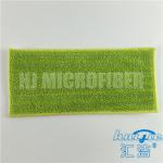 80% Polyester and 20% polyamide micofiber weft knitted twist piped wet flat mop pad for sale