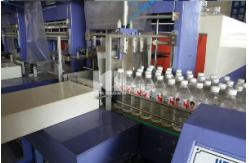 China Semi-Automatic PE Film Shrink Packaging Equipment For Circular / Square Container supplier