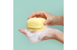 China Eco Friendly Silicone Body Scrubber With Soap Dispenser For Shower supplier