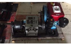 China Diesel Engine Cable Winch Puller Diesel Powered Winch With Belt Driven supplier