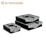 Custom Size Accepted Black Color Paper Jewellery Box Magnetic Paper Gift Jewelry Box Eco-Friendly Jewlery Box Packaging for sale