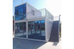 China Commercial Flat Pack Container House Rock Wool Sandwich Panel Pre Made Container Homes supplier