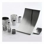 Stainless Steel Wedge Wire Wrapped Curved Sieve Flat Screen Filter Meshes for sale