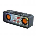 Outdoor Mini Wireless Speaker RGB Transparent Mecha Dual Speaker With Small Cannon Bass Diaphragm for sale
