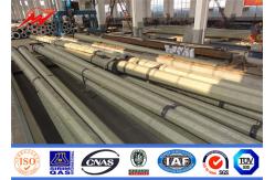 China Electrical Concial Tapered Steel Utility Pole , Steel Power Distribution Pole 10kv ~ 550kv supplier