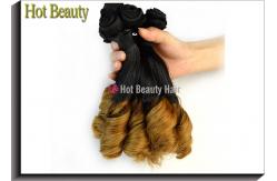 China Spring Curl Funmi Grade 7A Virgin Hair Two Tone 100g 14 Inch Length supplier