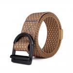China D Buckle Cotton Fabric Belt 125cm Mens Nylon Web Belt Tactical for sale