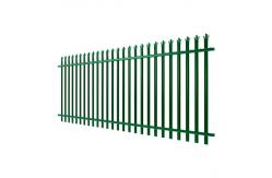 China Height 1.8m 2.4m PVC Security Metal Palisade Fencing M8x30mm supplier