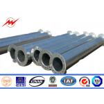 Distribution Steel Tubular Pole , Galvanized Steel Transmission Pole Tower for sale