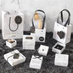Marble Jewelry Packaging Box Ring Earrings Bracelet Box Box for sale