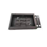 Aluminum High Precision Metal Stamping Parts Angle Bracket Powder Coating for sale